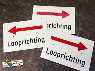 Corona looprichtingsborden